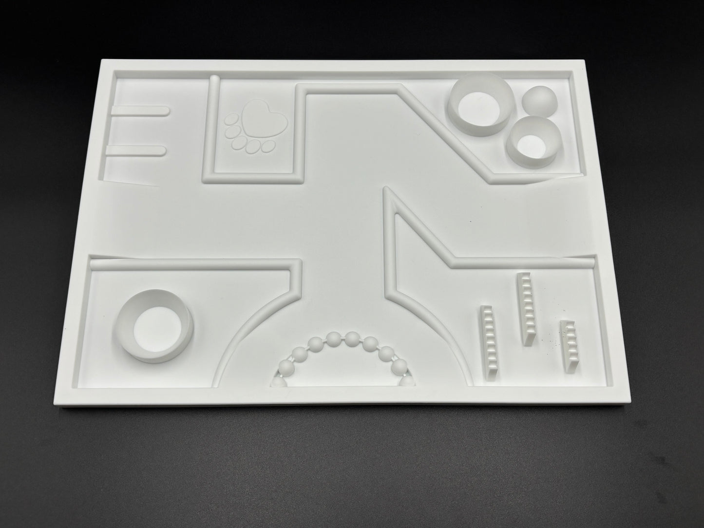 Polar X Play Sensory Silicone Mat – Focus & Calm Friendly